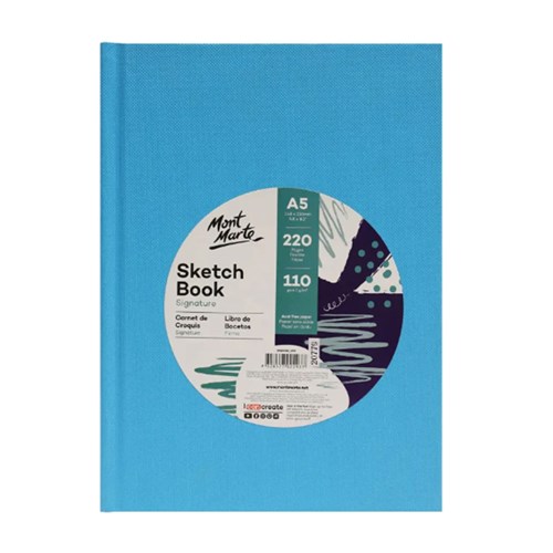 MONT MARTE SKETCH BOOK A5 Hard Cover 110gsm 220pge(1)